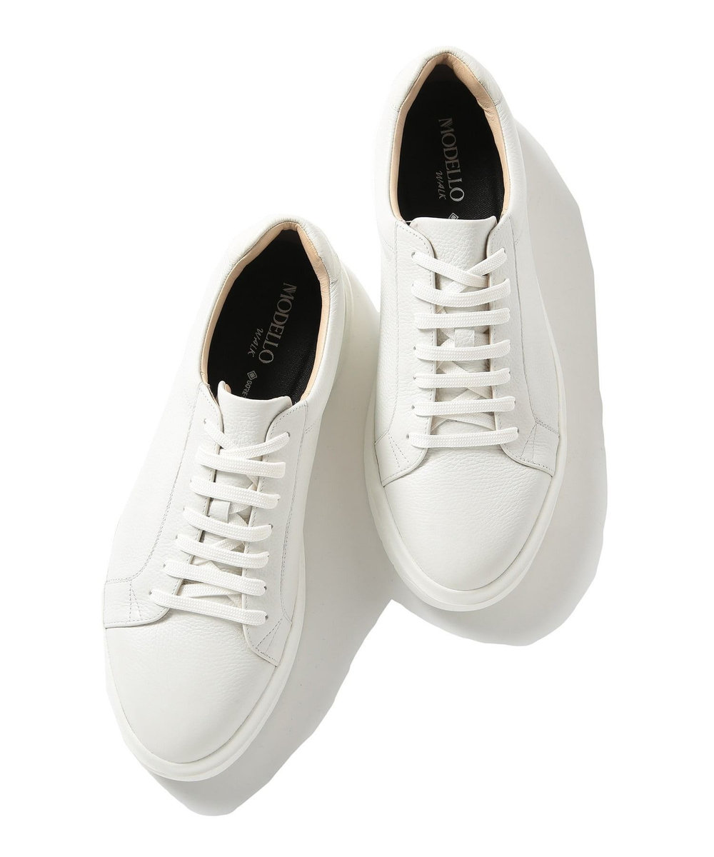 MEN'S BIGI 【MODELLO/モデロ】GORETEX別注レザースニーカー ホワイト