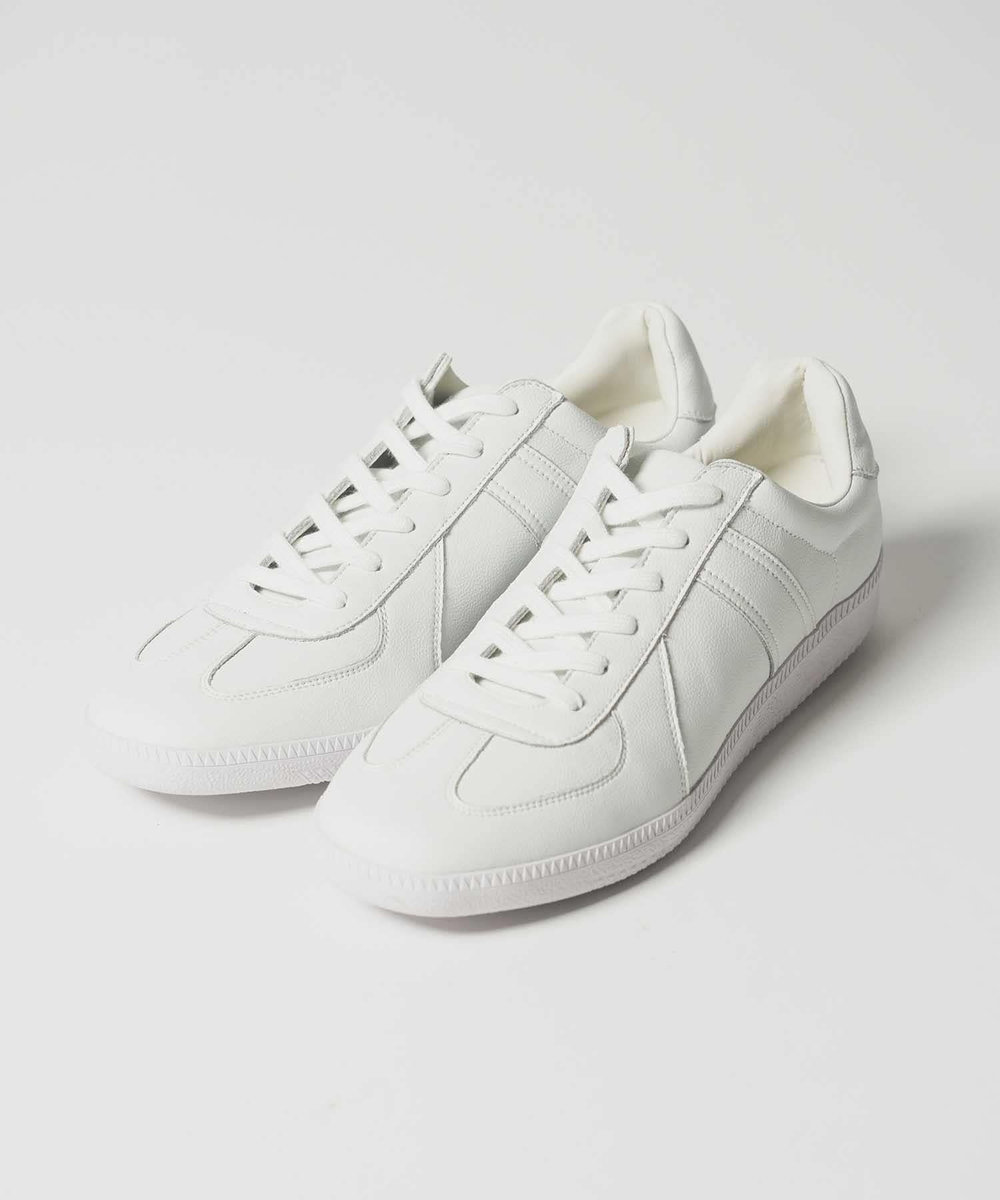 UNION STATION 【UNION STATION by MEN’S BIGI 】REPRODUCT MILITALY GERMAN TRAINER ジャーマントレーナー ホワイト