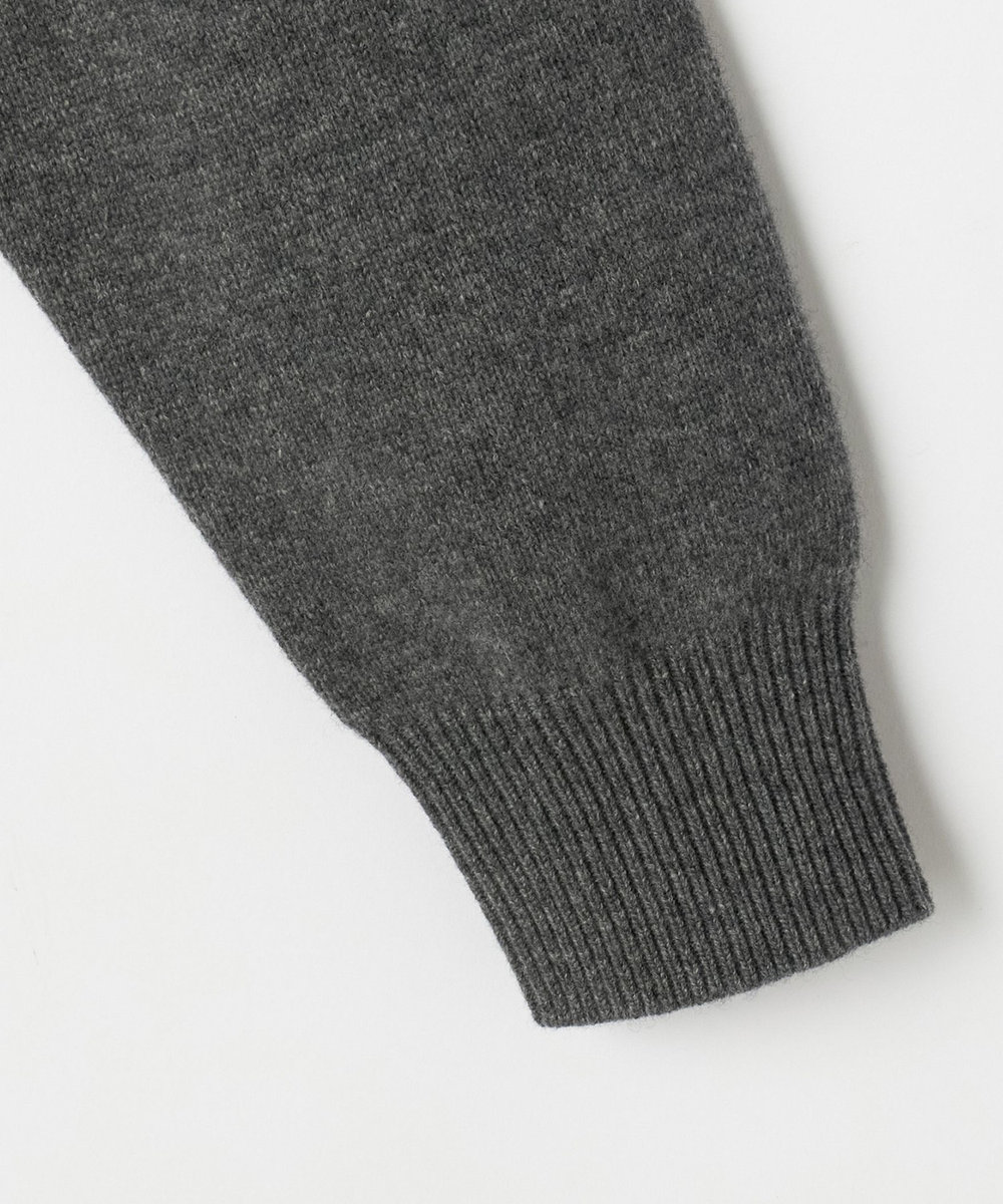 DÉPAREILLÉ HIGH GAUGE STOLE CARDIGAN / ハイゲージストールカーディガン チャコールグレー