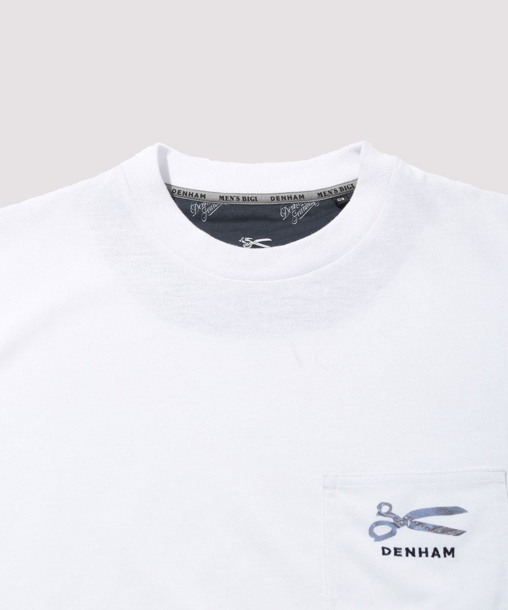 MEN'S BIGI 【DENHAM×MEN'S BIGI】TRYCOOL天竺ポケットT ホワイト