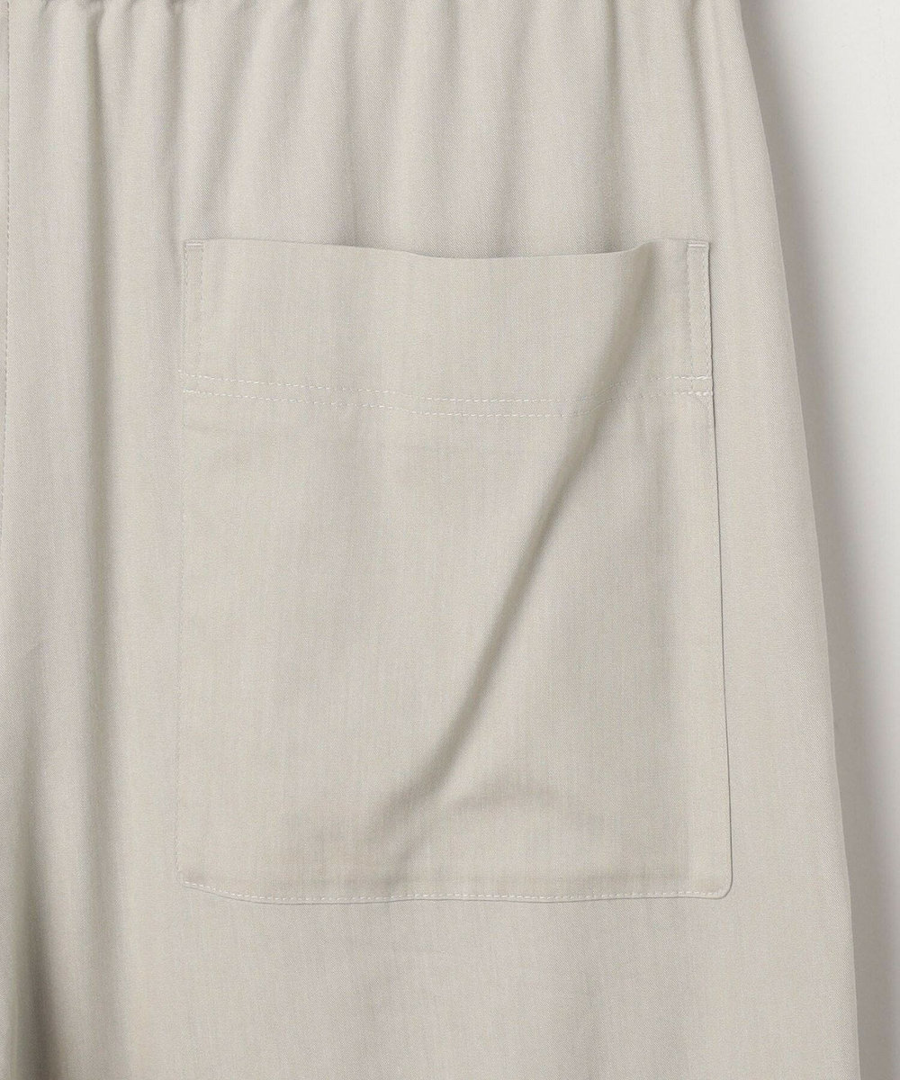MOGA Lサイズ（大きいサイズ） 【大きいサイズ】ドライリネンストレッチワイドパンツ ベージュ