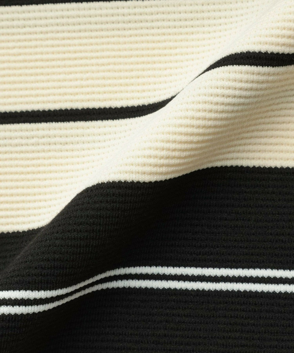 feerique feerique ラッセルピケボートネックプルオーバー ストライプ