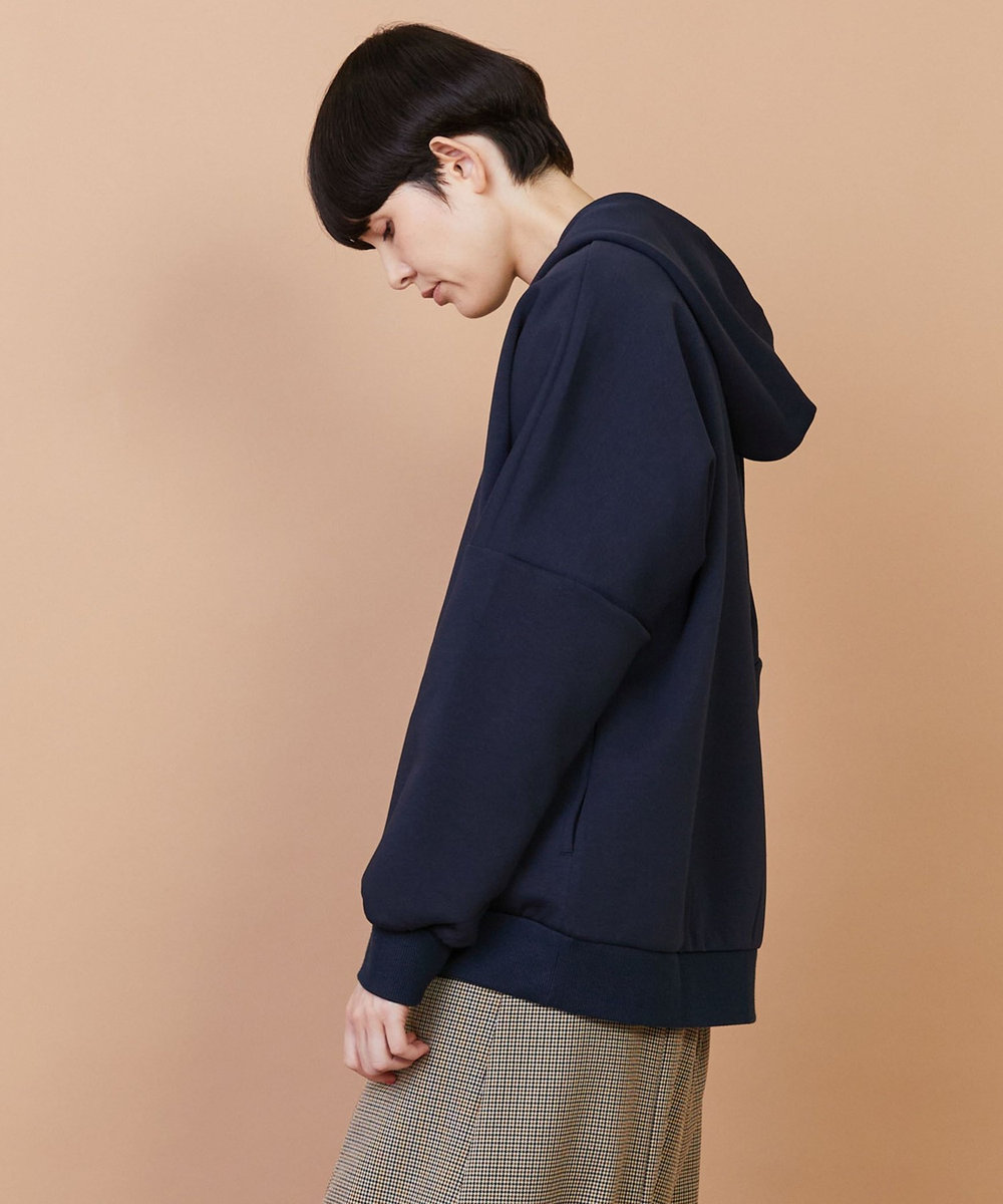 FRAPBOIS ライトスウェット ジップアップパーカー ネイビー