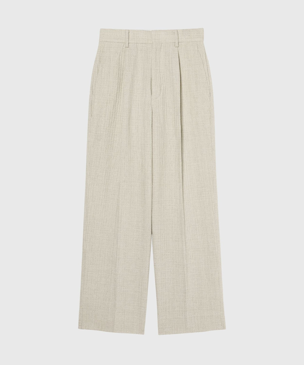 DÉPAREILLÉ SLUB TWEED PANTS / スラブツィードパンツ ベージュ