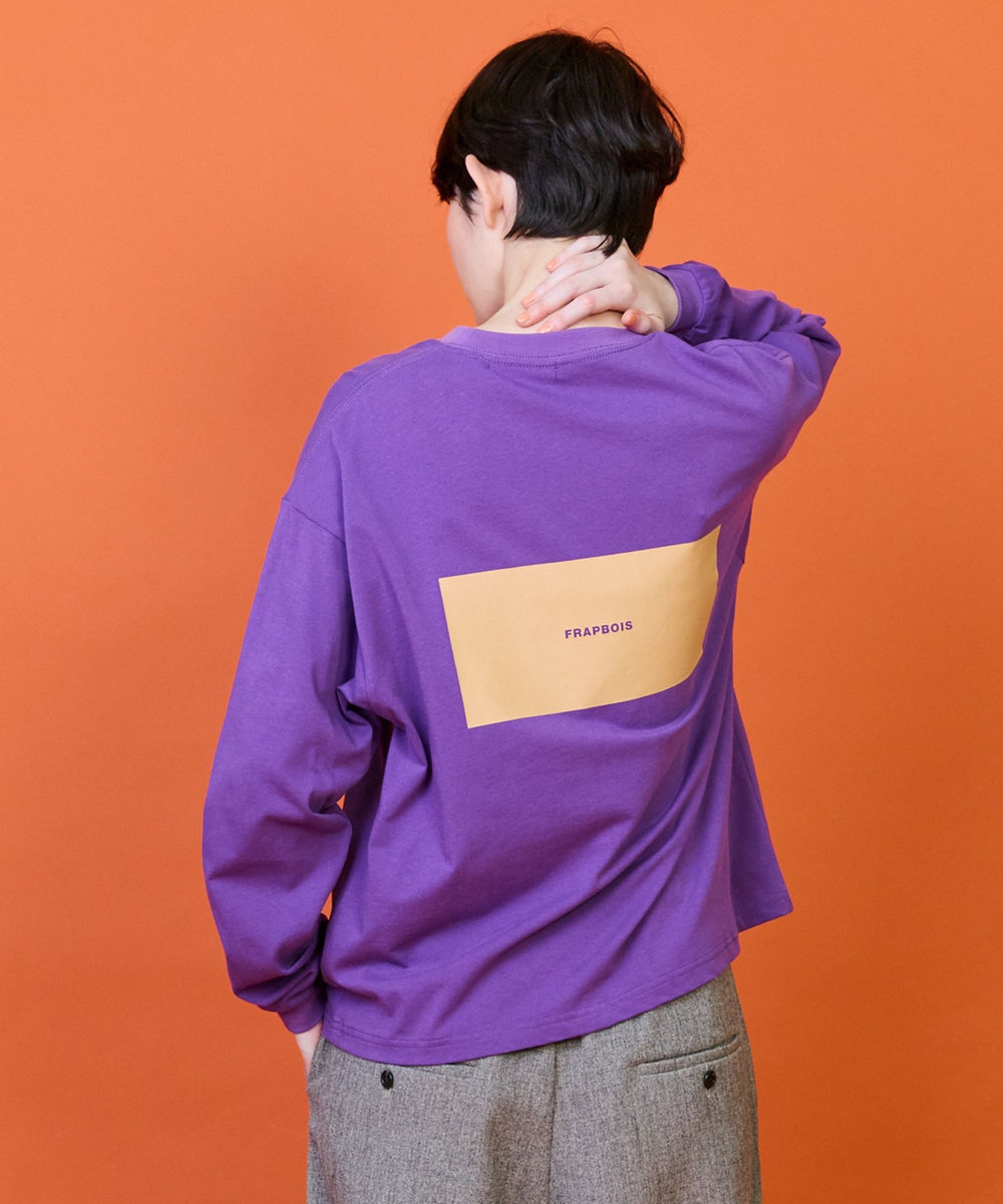 FRAPBOIS エトリーブTシャツ パープル