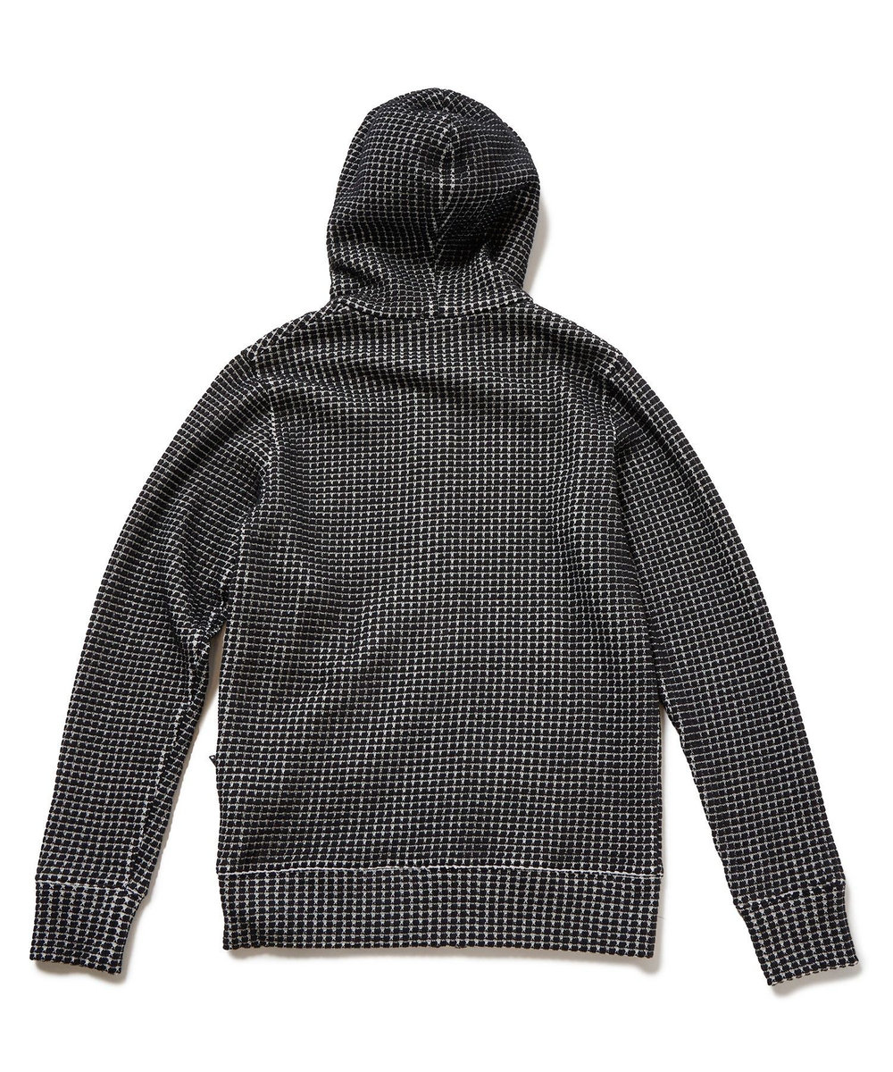 MEN'S BIGI 【Seagreen/シーグリーン】ビッグワッフルパーカ ブラック