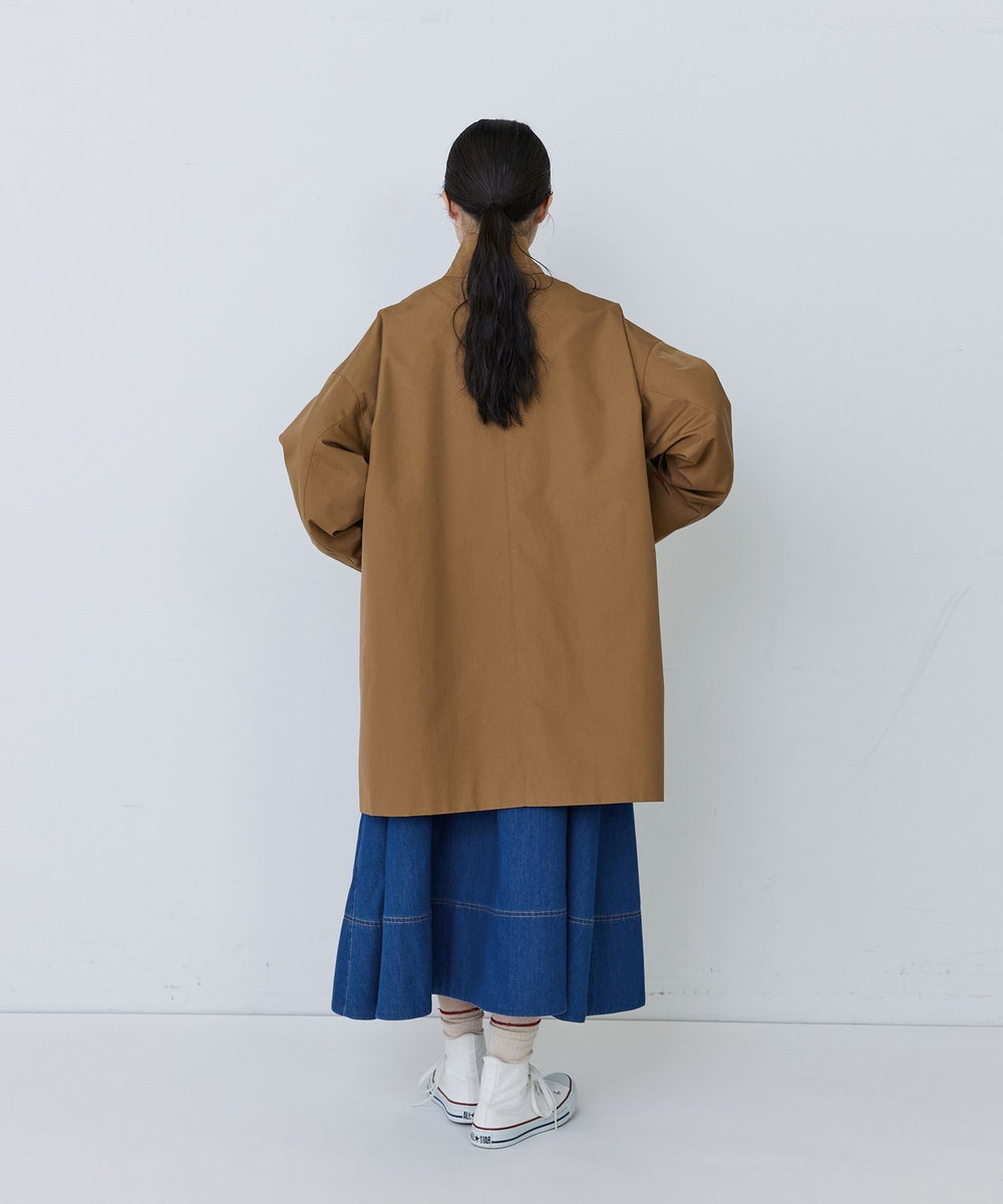 congés payés ADIEU TRISTESSE ライナー付きスタンドカラーコート ベージュ
