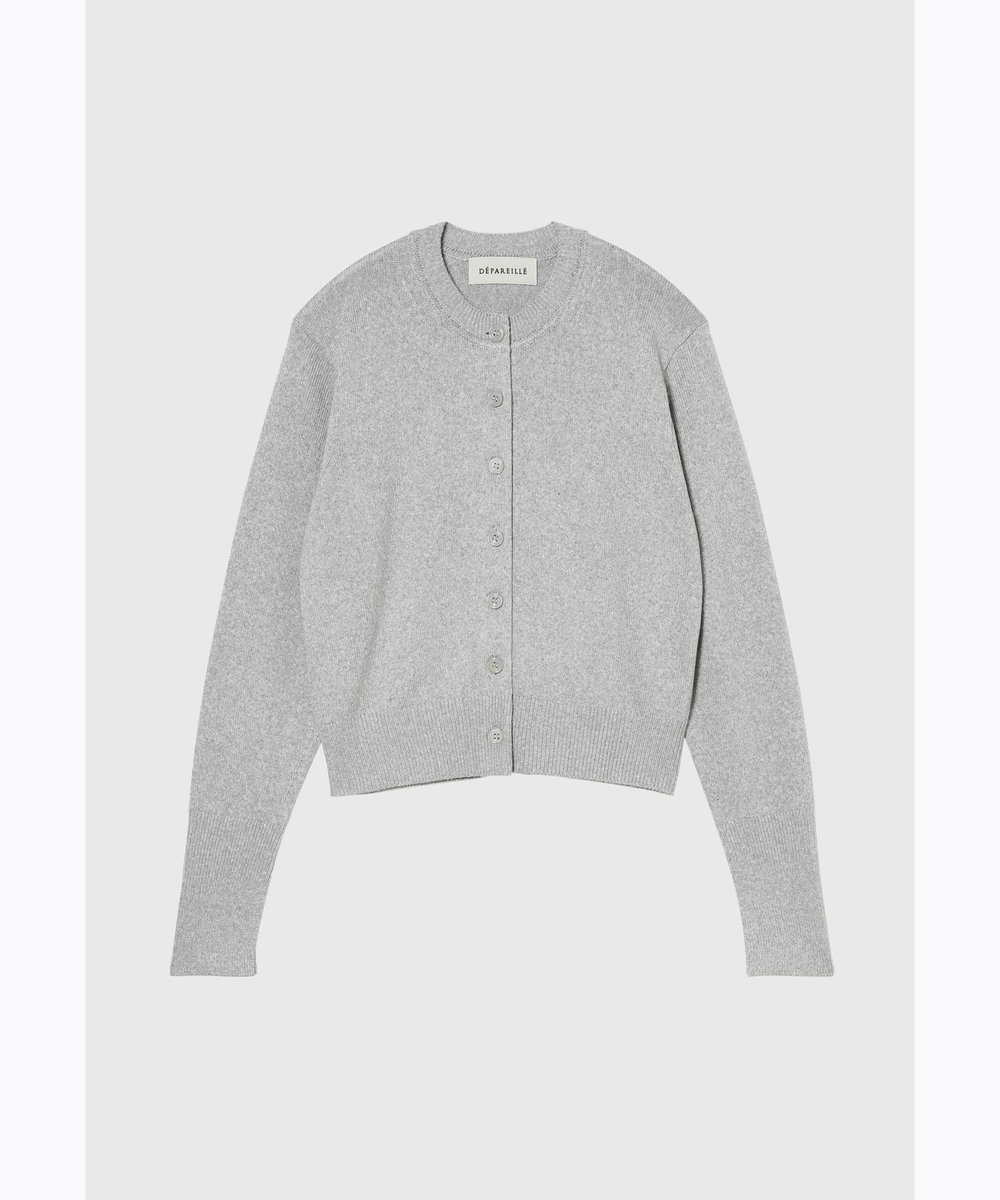 DÉPAREILLÉ VISCOSE LAME CARDIGAN / ヴィスコースラメカーディガン シルバー