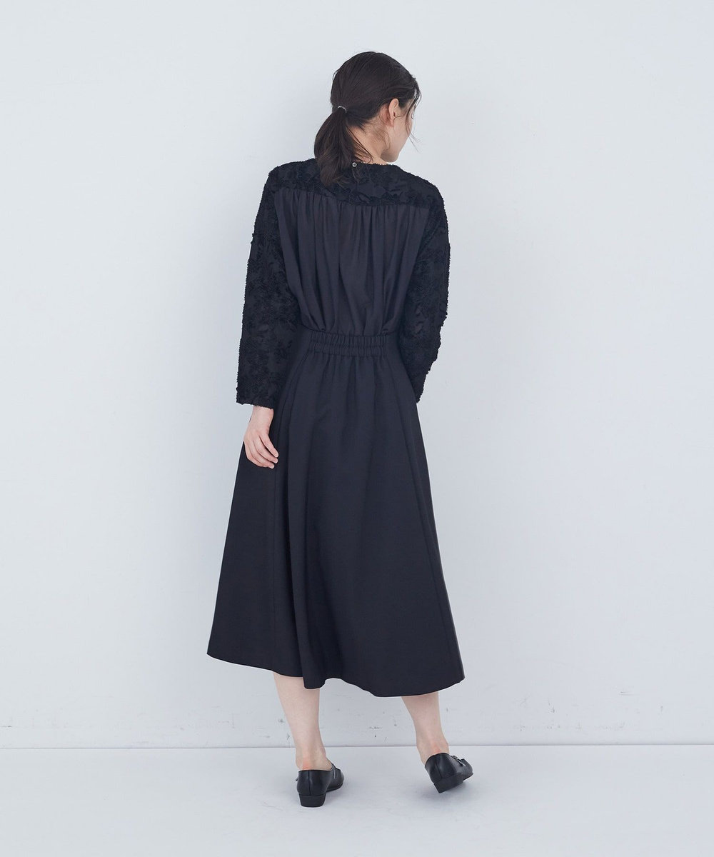 ADIEU TRISTESSE タックフレアースカート ブラック