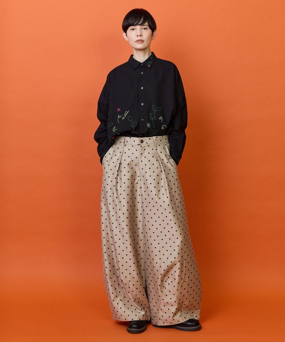 FRAPBOIS ストロークパンツ ベージュ