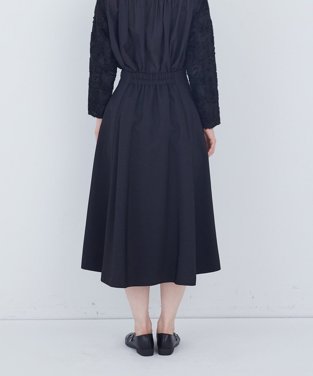 ADIEU TRISTESSE タックフレアースカート ブラック