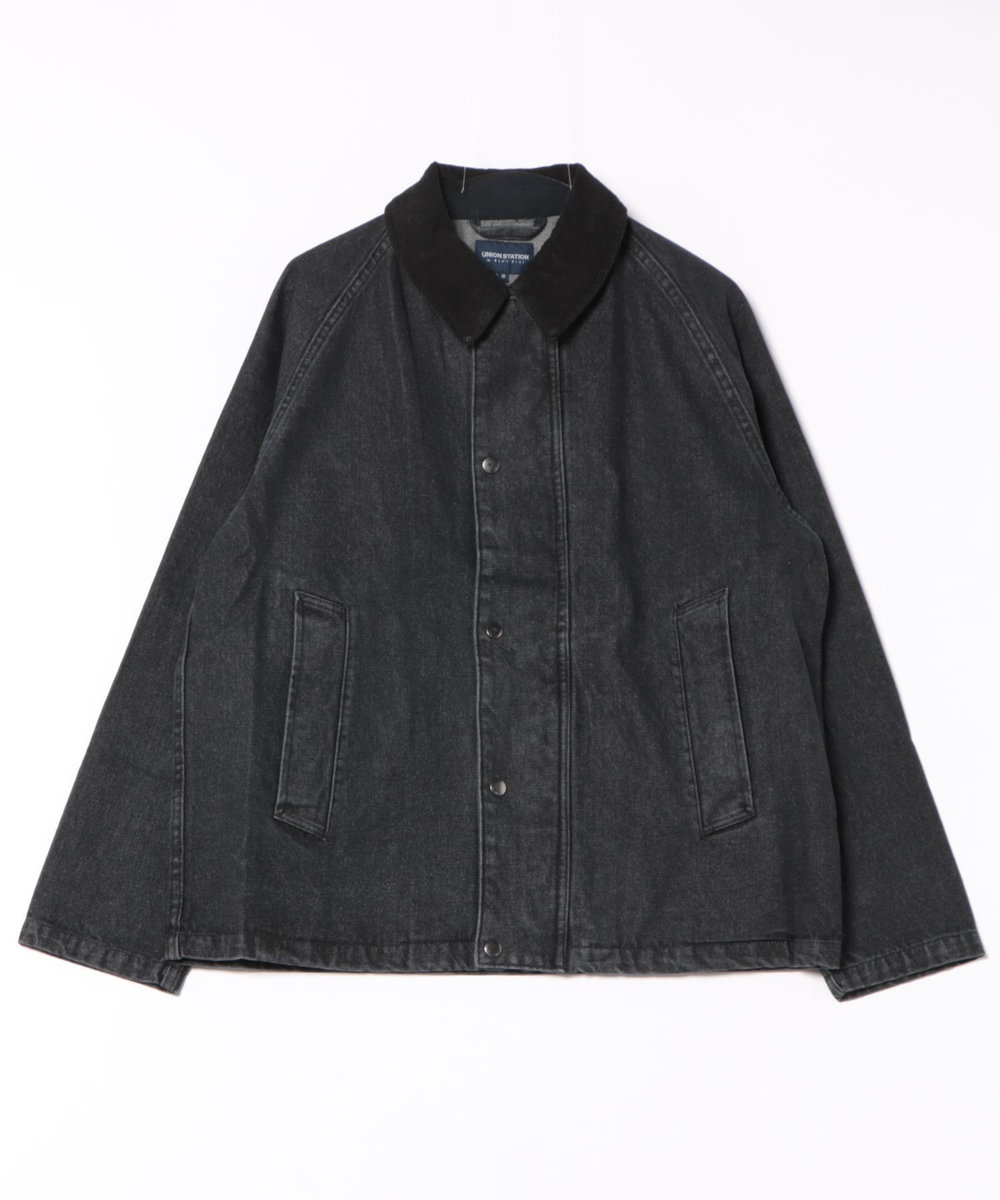UNION STATION BOXY デニムジャケット ブラック