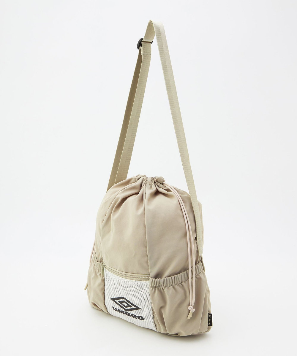 FRAPBOIS UMBRO ドローストリングバッグ グレイッシュベージュ