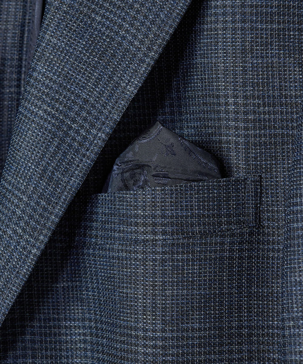 MEN'S BIGI 【ACTIVE TAILOR】カラミメッシュストレッチジャケット＜軽量/通気性/ストレッチ＞ ダークネイビー