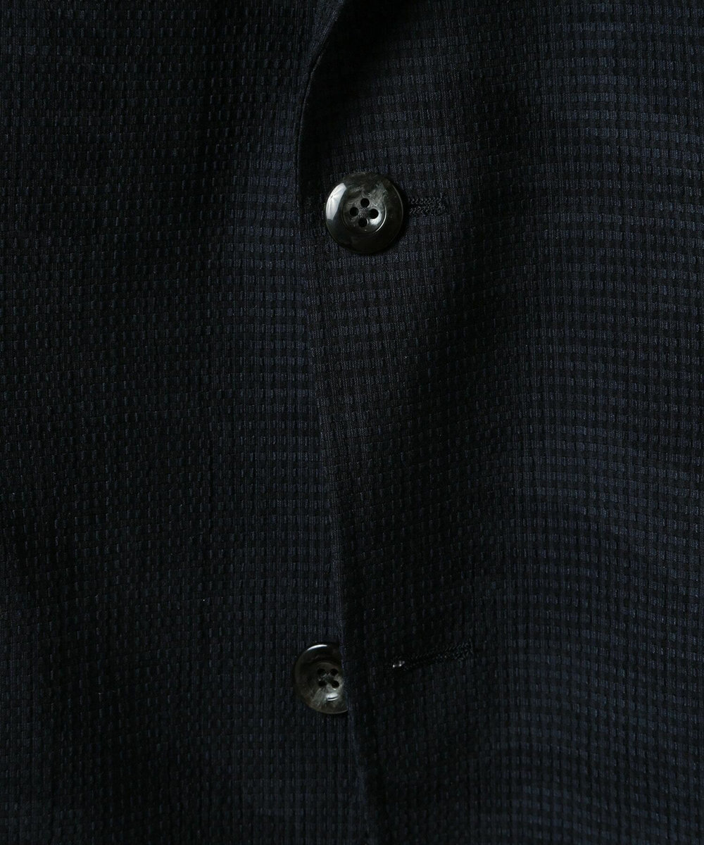 MEN'S BIGI 3Dサッカープリントストレッチジャケット＜EASY CARE＞ ネイビー