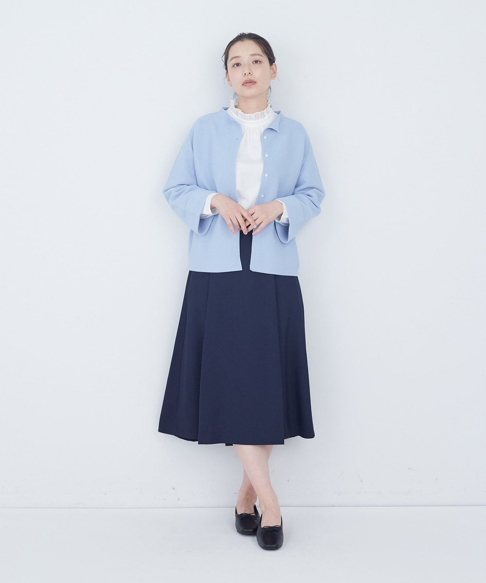 ADIEU TRISTESSE タックフレアースカート ネイビー