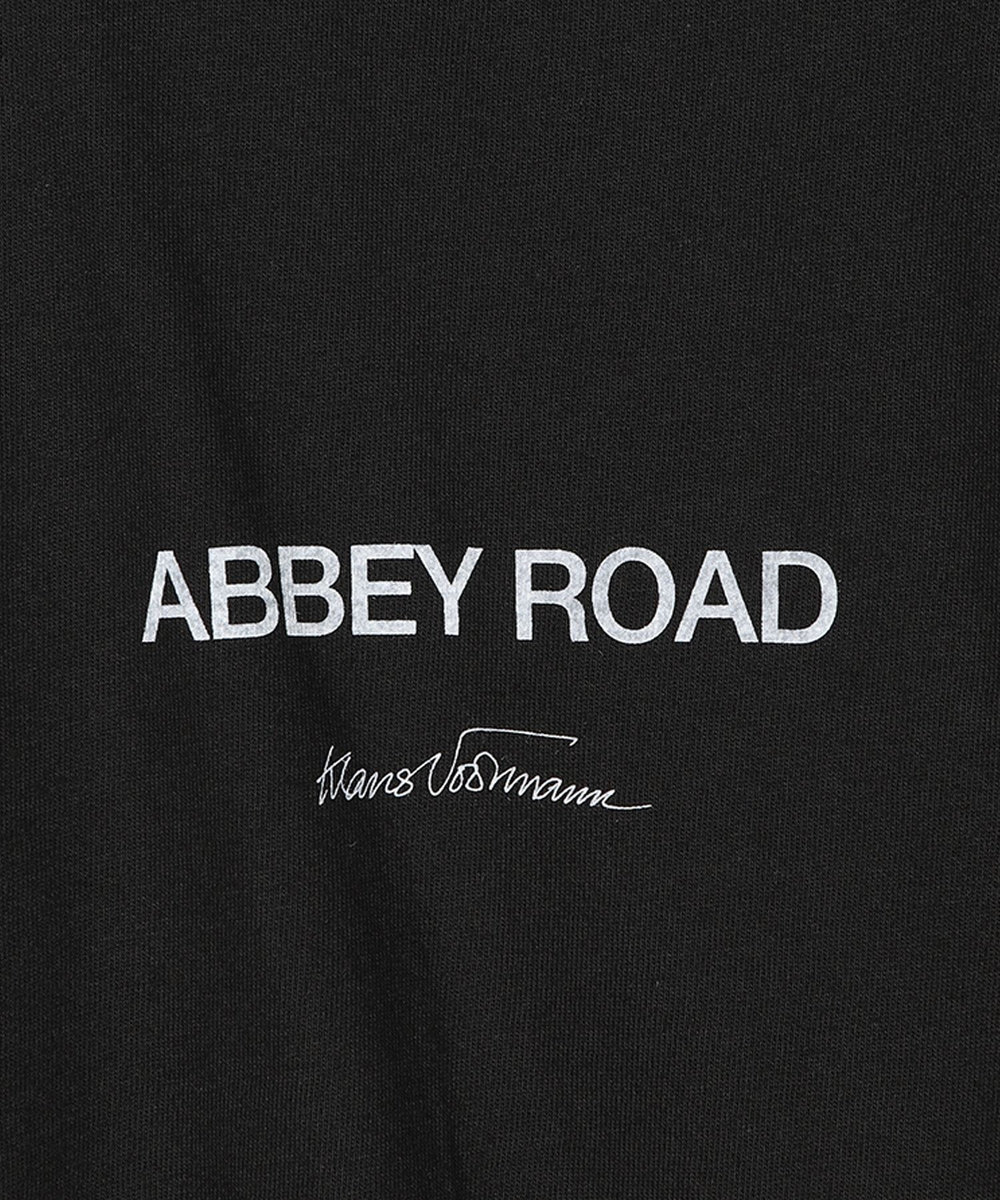 MEN'S BIGI 【THE CULTURE CODE x Klaus Voormann x MEN'S BIGI 】 別注プリントTシャツ＜Abbey Road＞ ブラック