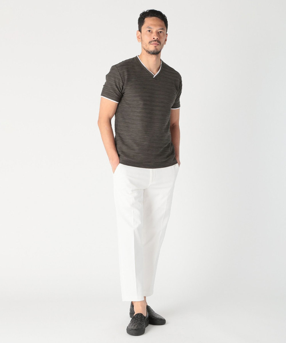 MEN'S BIGI スラブタック天竺素材Tシャツ＜吸水速乾＞ グリーン