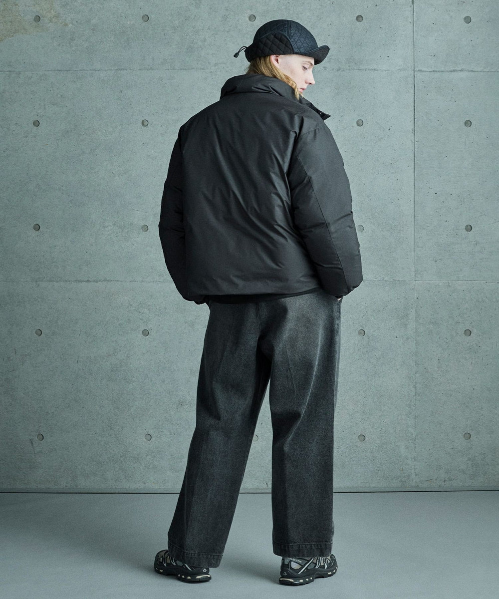 MEN'S BIGI ボクシーワイド パデットブルゾン ブラック
