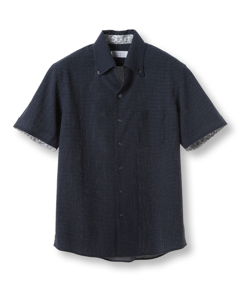 MEN'S BIGI 【ACTIVE TAILOR/アクティブテイラー】カールマイヤーボタンダウンシャツ ネイビー