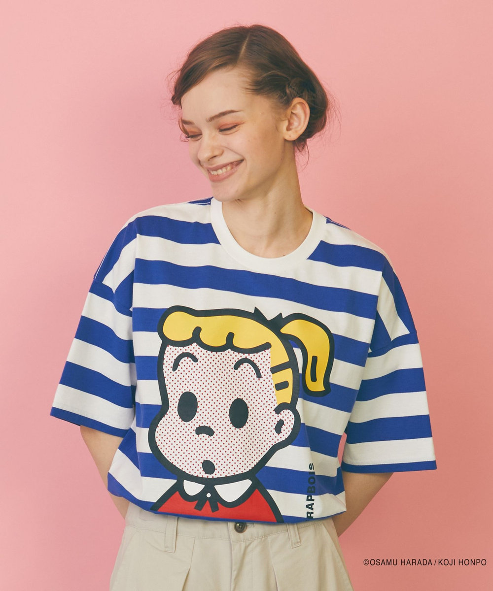 FRAPBOIS OSAMU GOODS フェイスT ネイビー