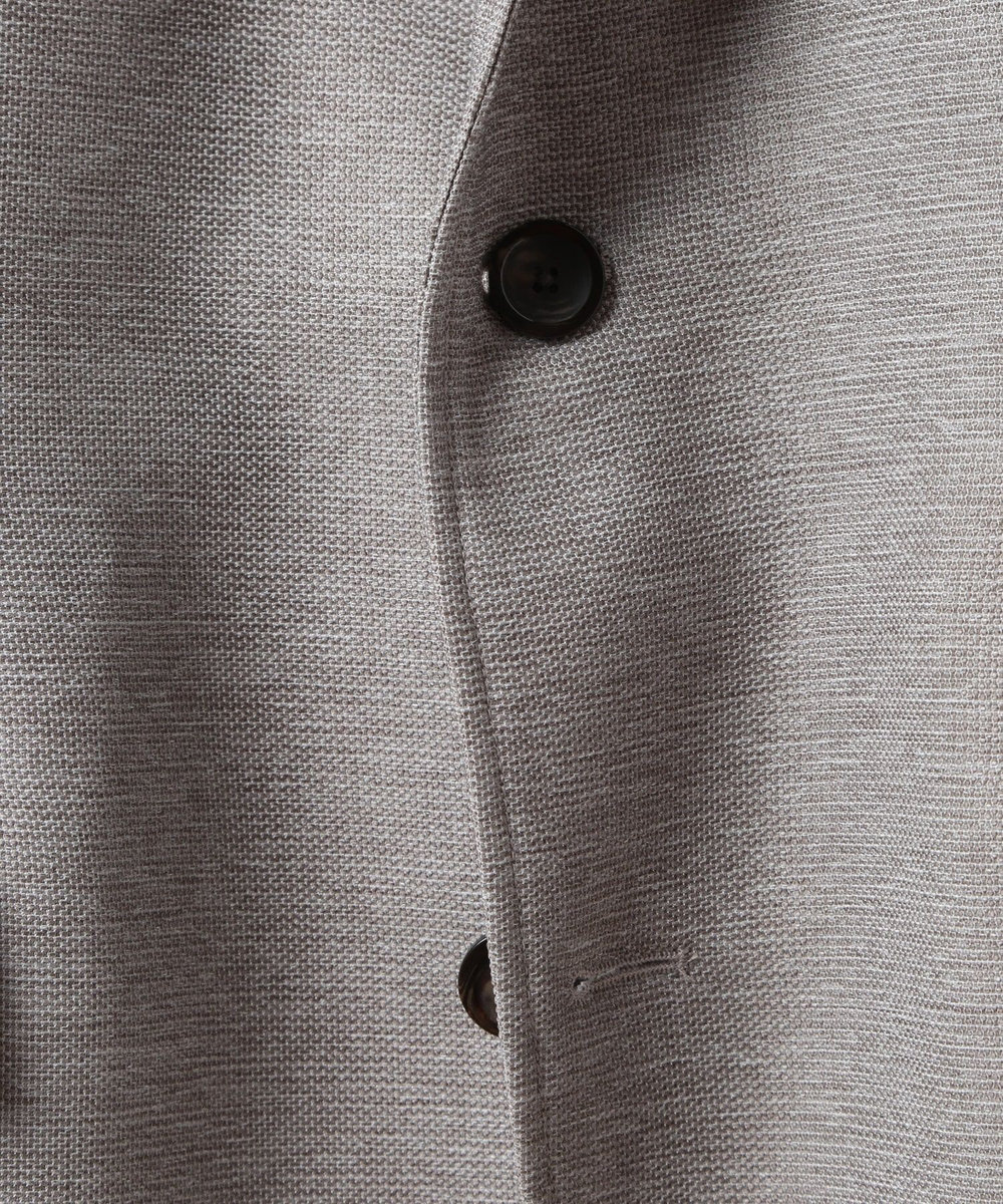 MEN'S BIGI 【ACTIVE TAILOR/アクティブテイラー】カラミメッシュストレッチジャケット<ストレッチ><通気性> ベージュ