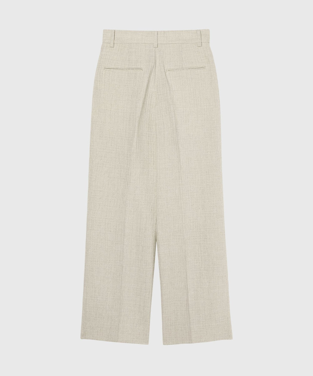 DÉPAREILLÉ SLUB TWEED PANTS / スラブツィードパンツ ベージュ