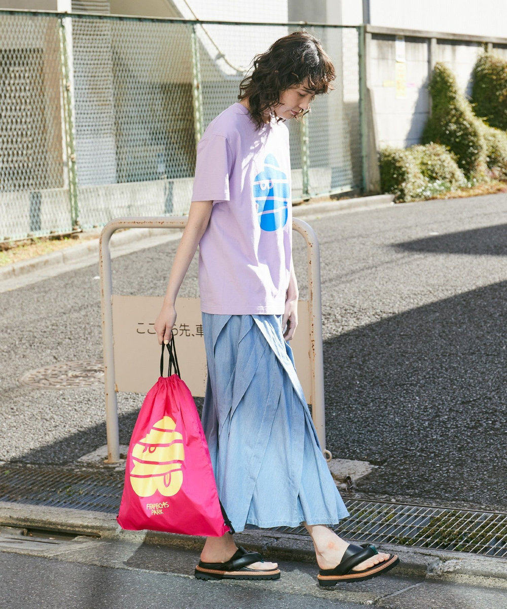 FRAPBOIS Lee×FRAPBOIS デニムスカート サックスブルー