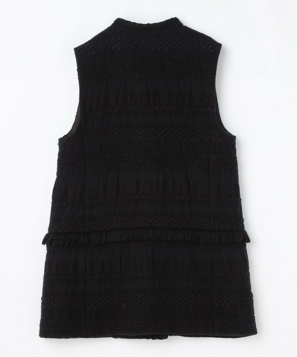 L'EQUIPE COUTURIER ロービングボーダーツイードジレ ブラック