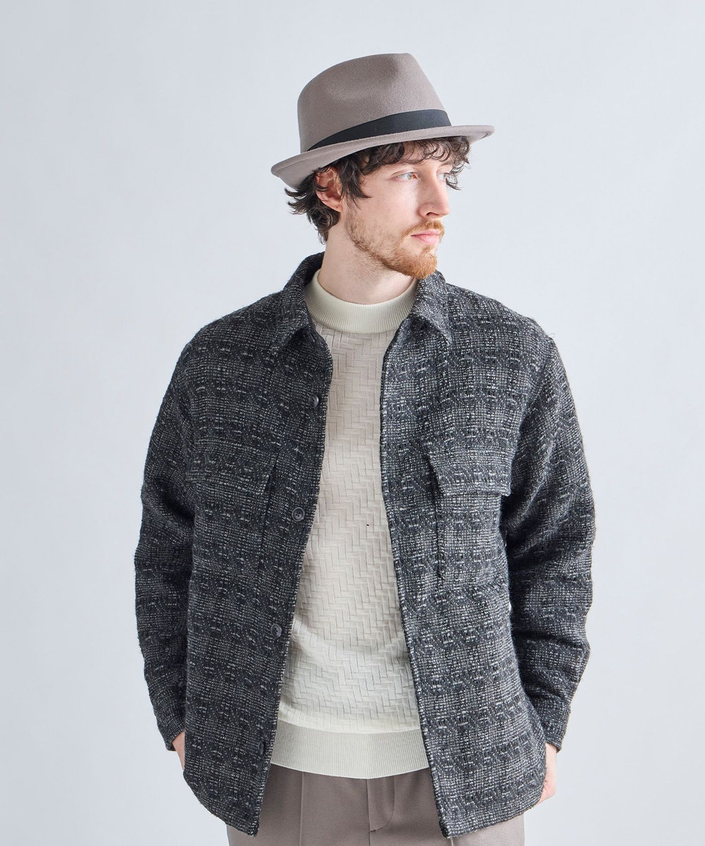 MEN'S BIGI RUBEN 中折れスタイリッシュハット グレー系その他