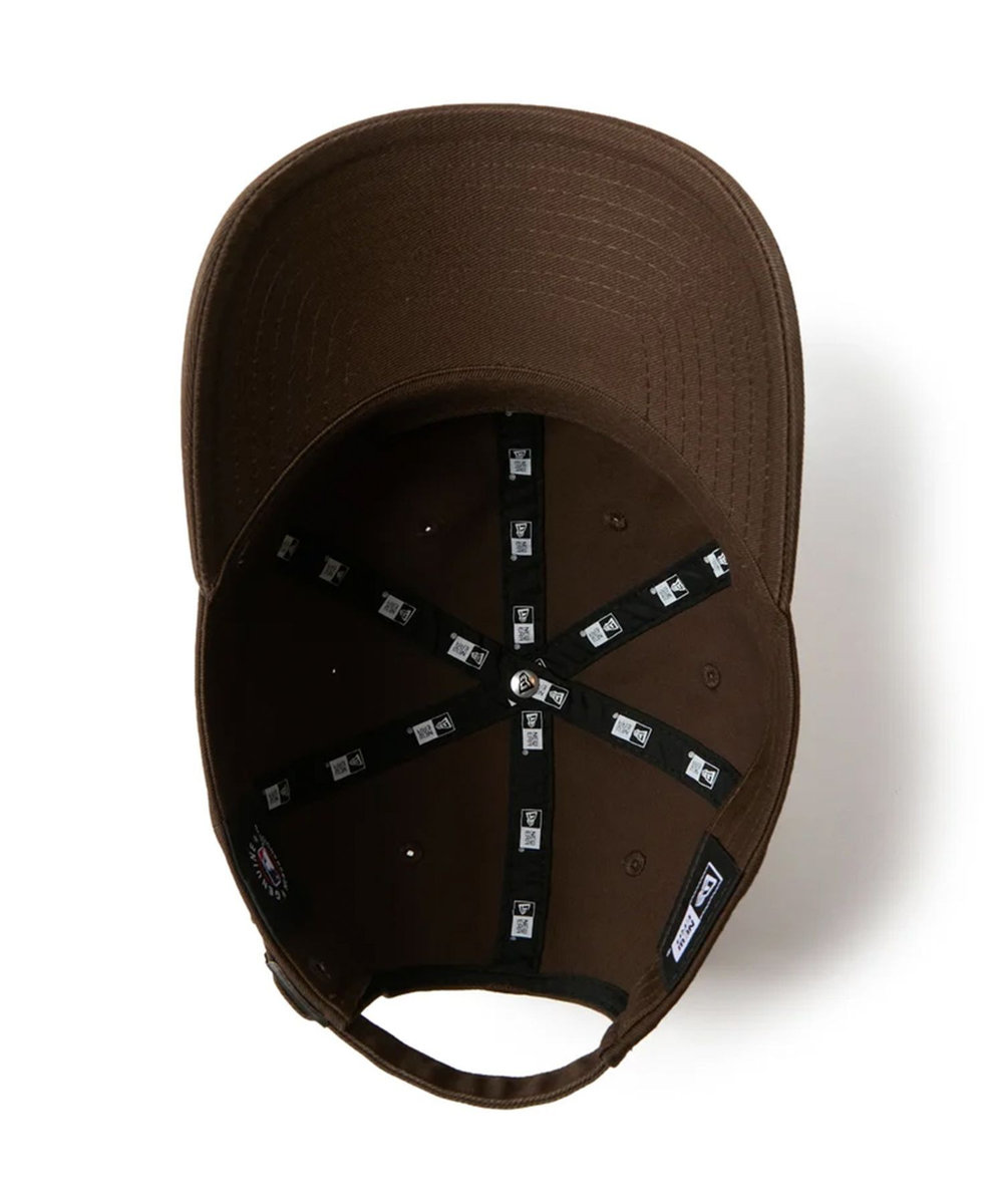 UNION STATION NEWERA カジュアルクラシックMLBミニロゴキャップ ブラウン