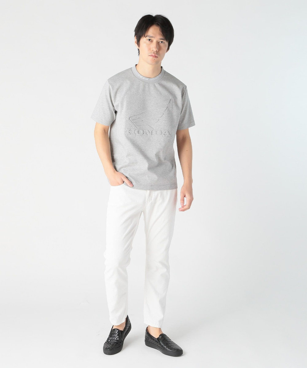 MEN'S BIGI 【HONDA / ホンダ】別注 バイクエンブレムTEE グレー