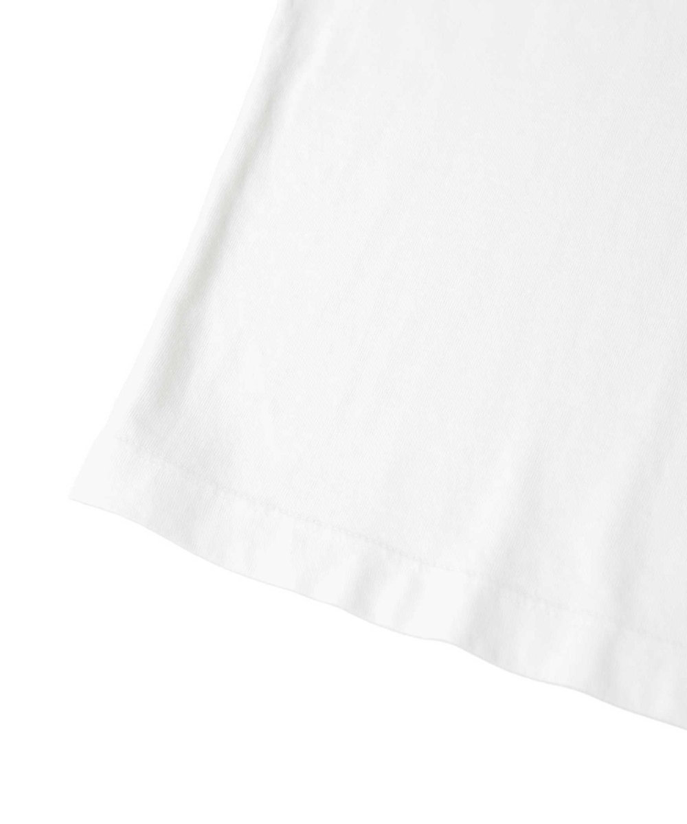 1er Arrondissement ＜AGOLDE （エーゴールドイー）＞ショルダーカットTシャツ ホワイト