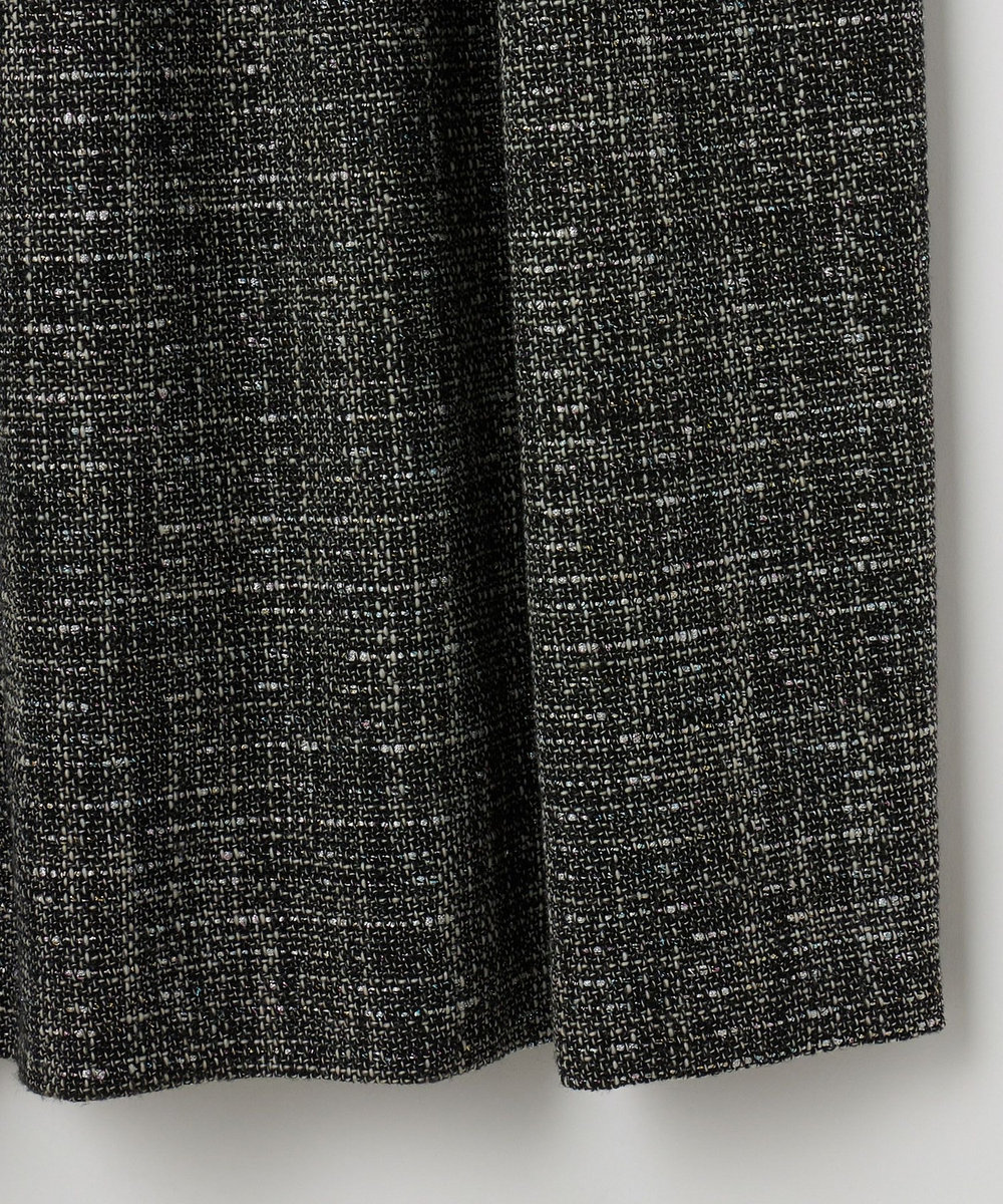 DÉPAREILLÉ LAME TWEED JUMPER SKIRT / ラメツィードジャンパースカート ブラック