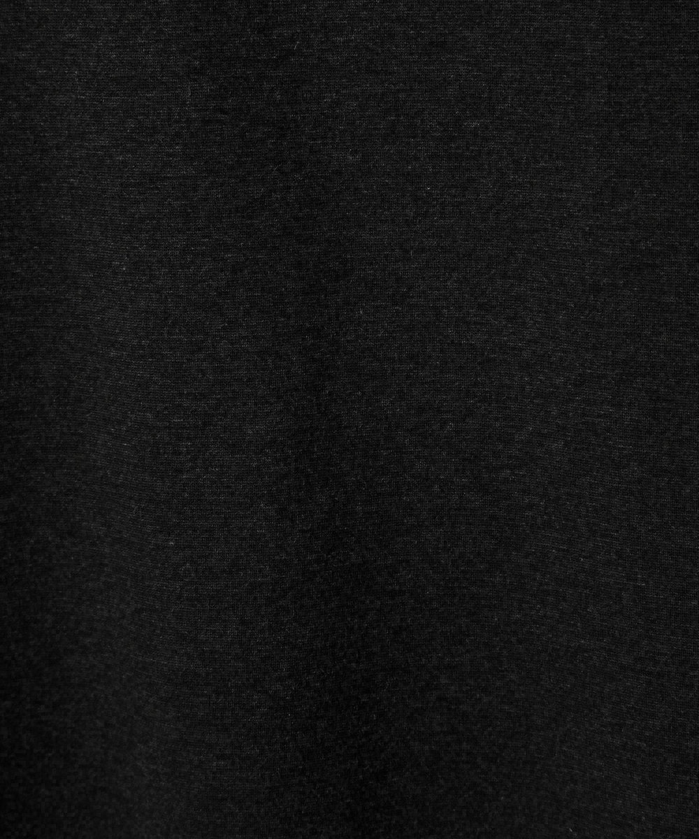 MEN'S BIGI 【ACTIVE TAILOR/アクティブテイラー】シルケットスムースVネックTシャツ＜接触冷感 / UVカット＞ ブラック