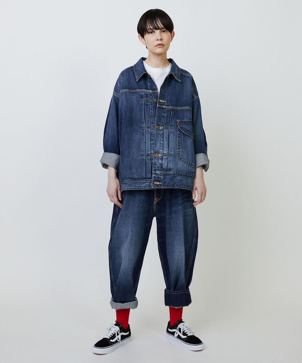 FRAPBOIS Lee×FRAPBOIS COW BOY PANTS ブルー
