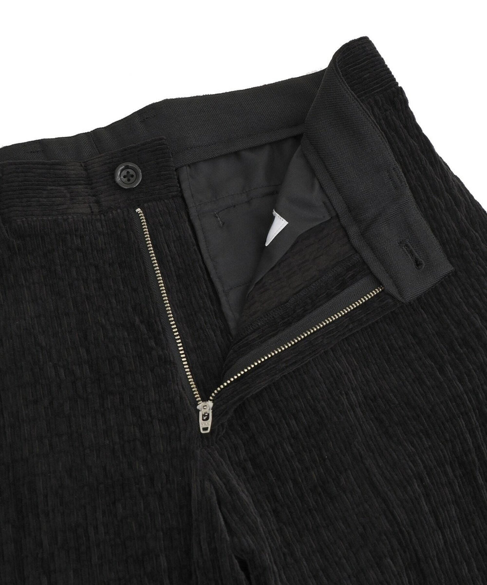 MEN'S BIGI シャーリングコーデュロイパンツ＜ストレッチ＞ ブラック