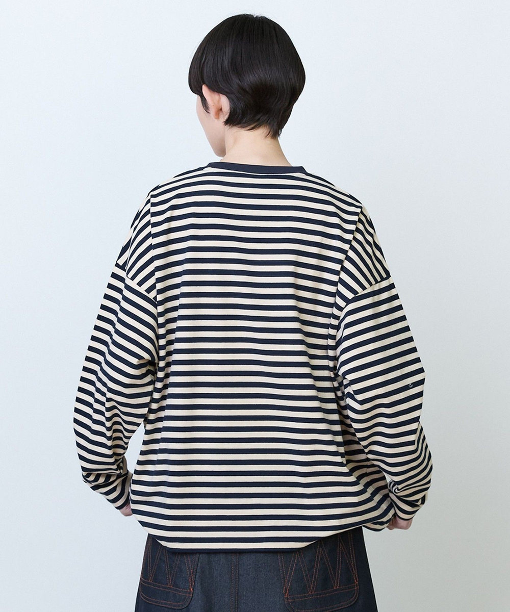 FRAPBOIS パークボーダーL/S Tシャツ2 ネイビー