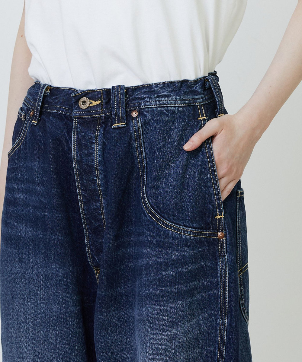FRAPBOIS Lee×FRAPBOIS COW BOY PANTS ブルー