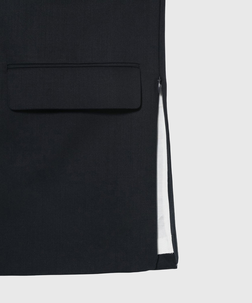 DÉPAREILLÉ WOOL NYLON GABARDINE JACKET / ウールナイロンギャバジンジャケット ネイビー