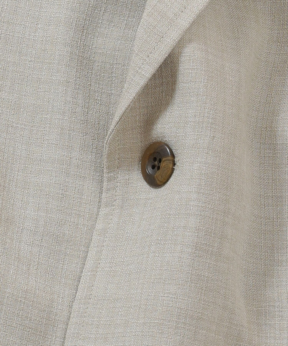 MEN'S BIGI ポリエステルブッチャーストレッチテーラードジャケット＜セットアップ対応＞ ベージュ