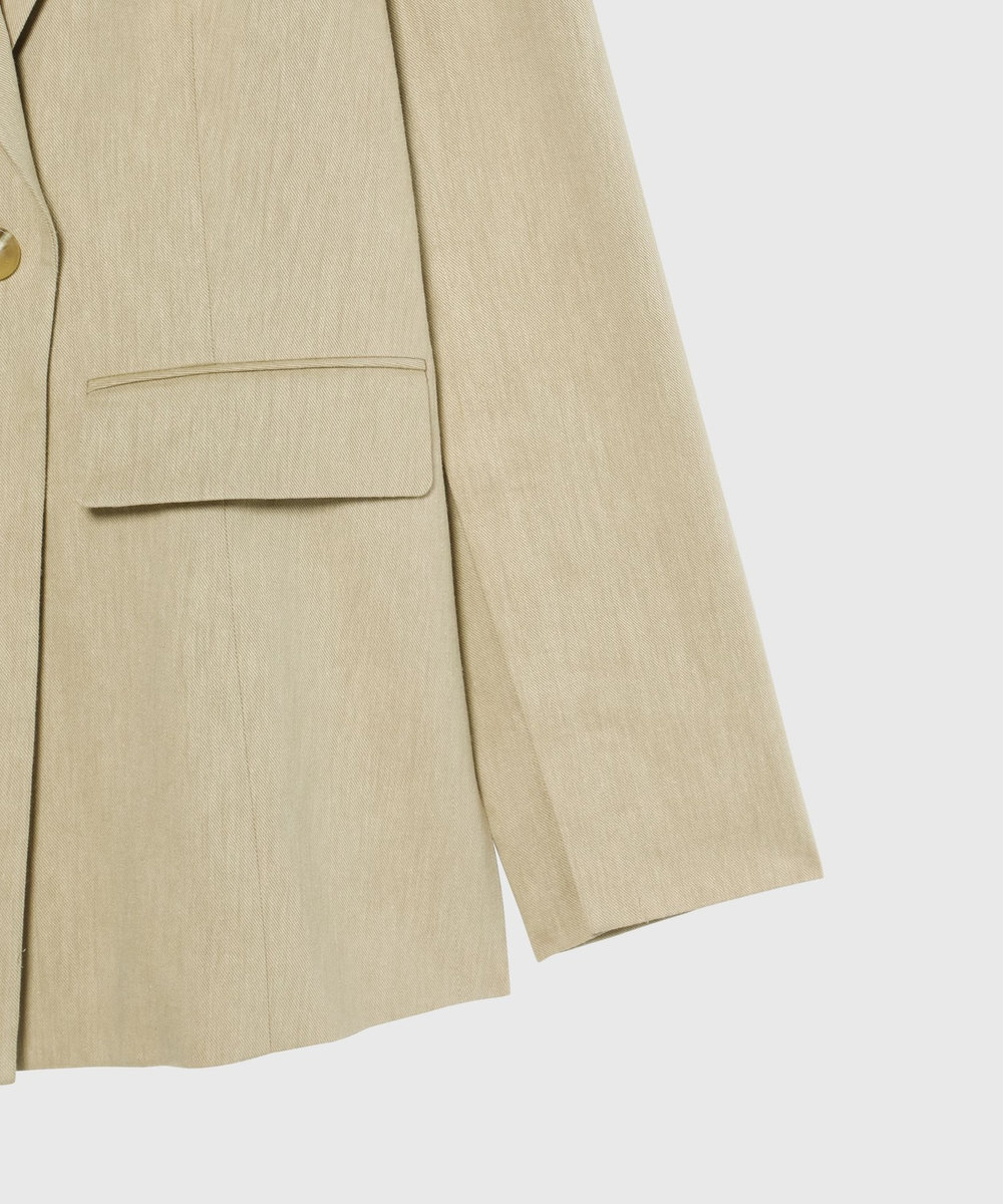 DÉPAREILLÉ VISCORSE LINEN JACKET / ヴィスコースリネンジャケット ベージュ