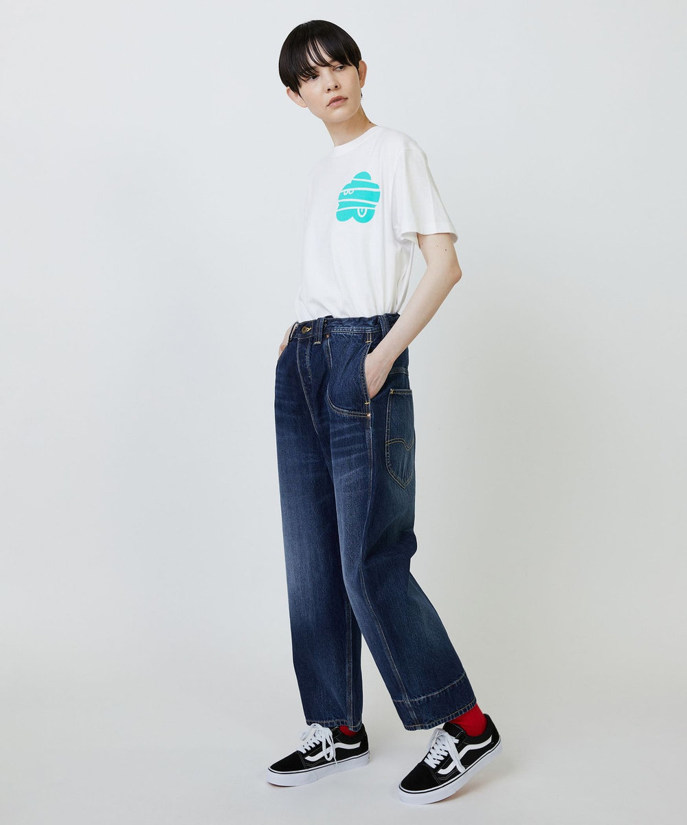 FRAPBOIS Lee×FRAPBOIS COW BOY PANTS ブルー
