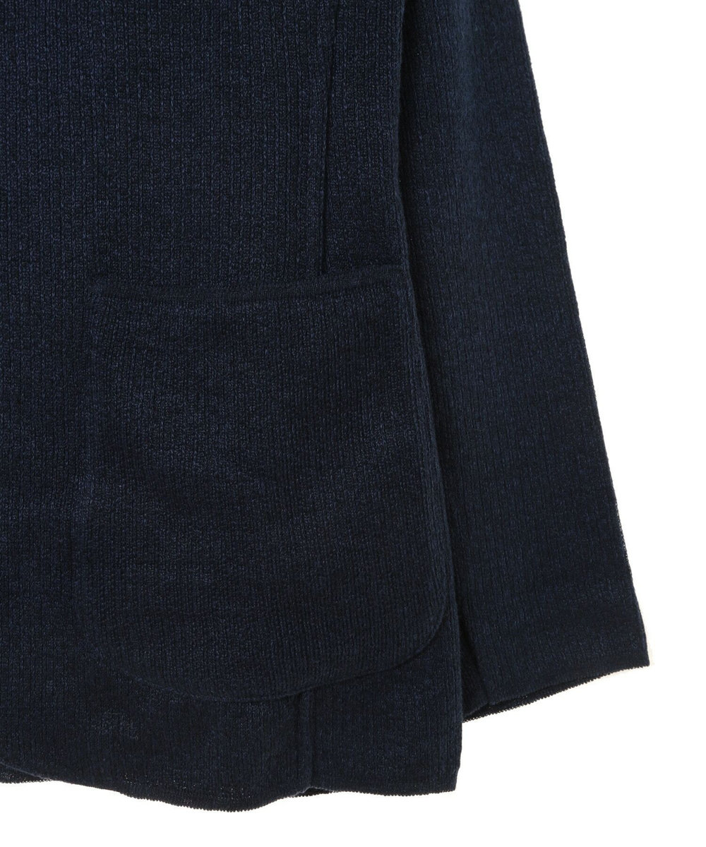 MEN'S BIGI 【LARDINI／ラルディーニ】リネンコットンニットジャケット ネイビー