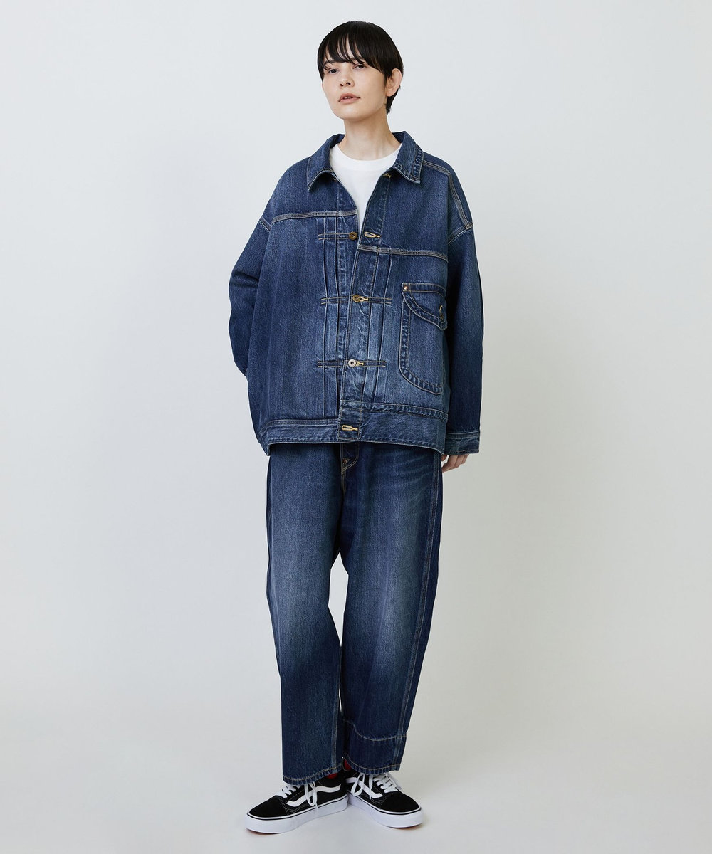 FRAPBOIS Lee×FRAPBOIS COW BOY PANTS ブルー