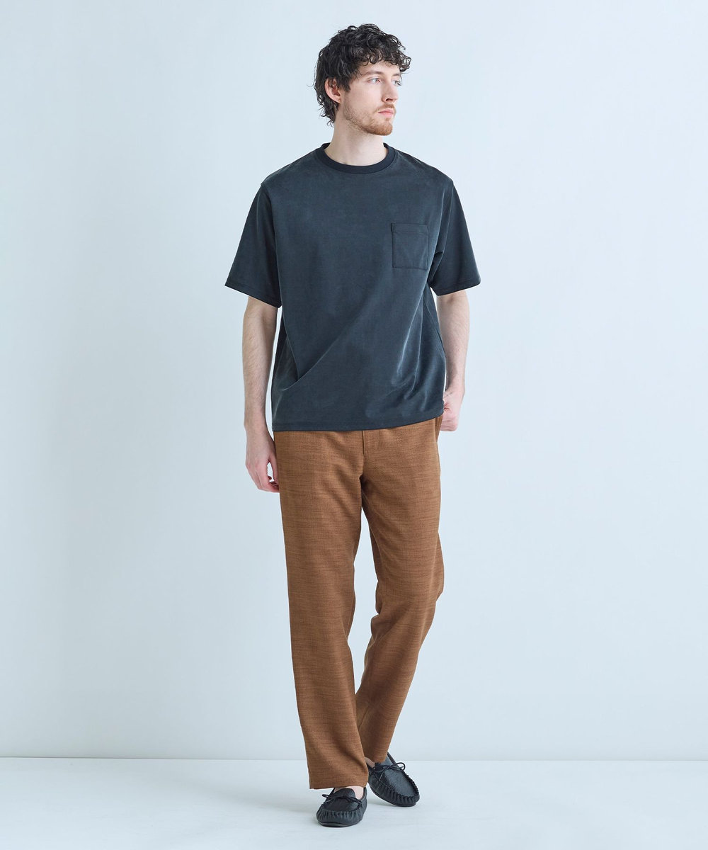 MEN'S BIGI Reflaxスラブオックスパンツ＜ストレッチ/イージーケア/吸汗性/通気性＞ ブラウン