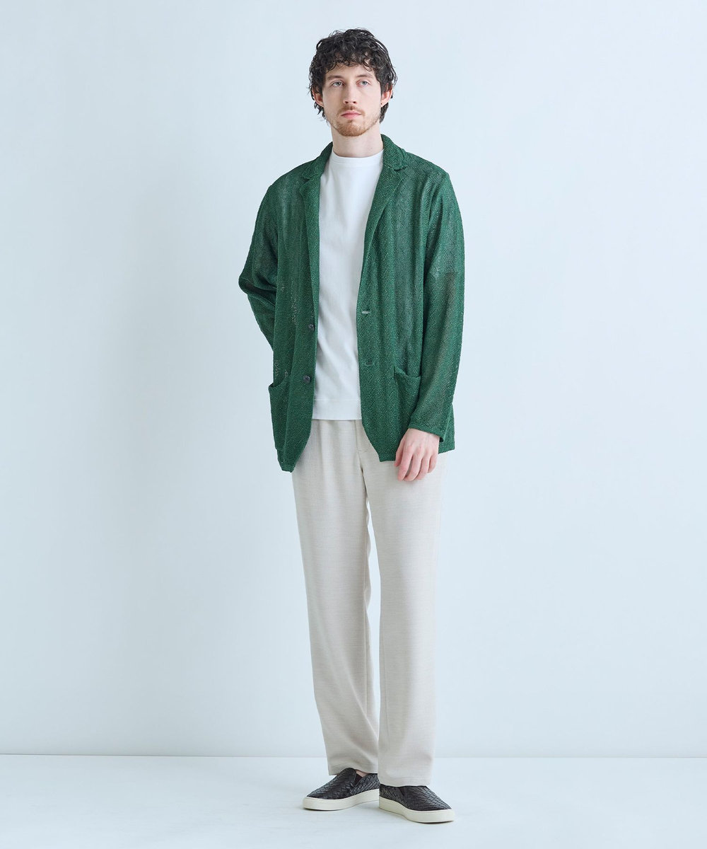 MEN'S BIGI Reflaxスラブオックスパンツ＜ストレッチ/イージーケア/吸汗性/通気性＞ ベージュ