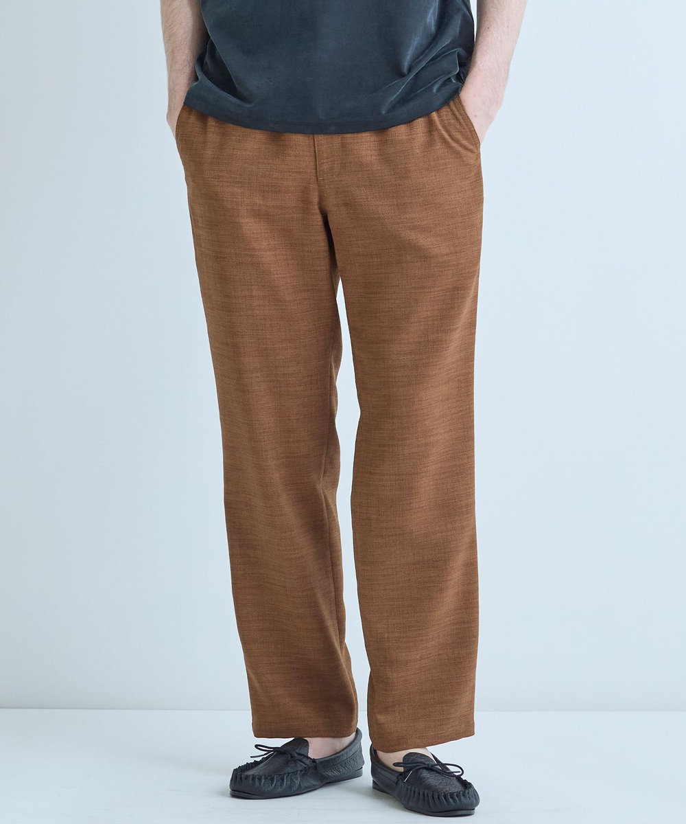 MEN'S BIGI Reflaxスラブオックスパンツ＜ストレッチ/イージーケア/吸汗性/通気性＞ ブラウン
