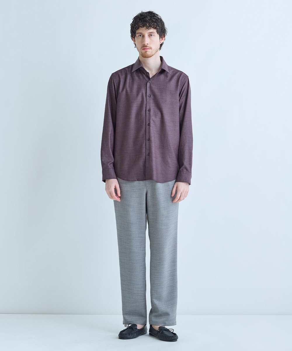 MEN'S BIGI Reflaxスラブオックスパンツ＜ストレッチ/イージーケア/吸汗性/通気性＞ グレー
