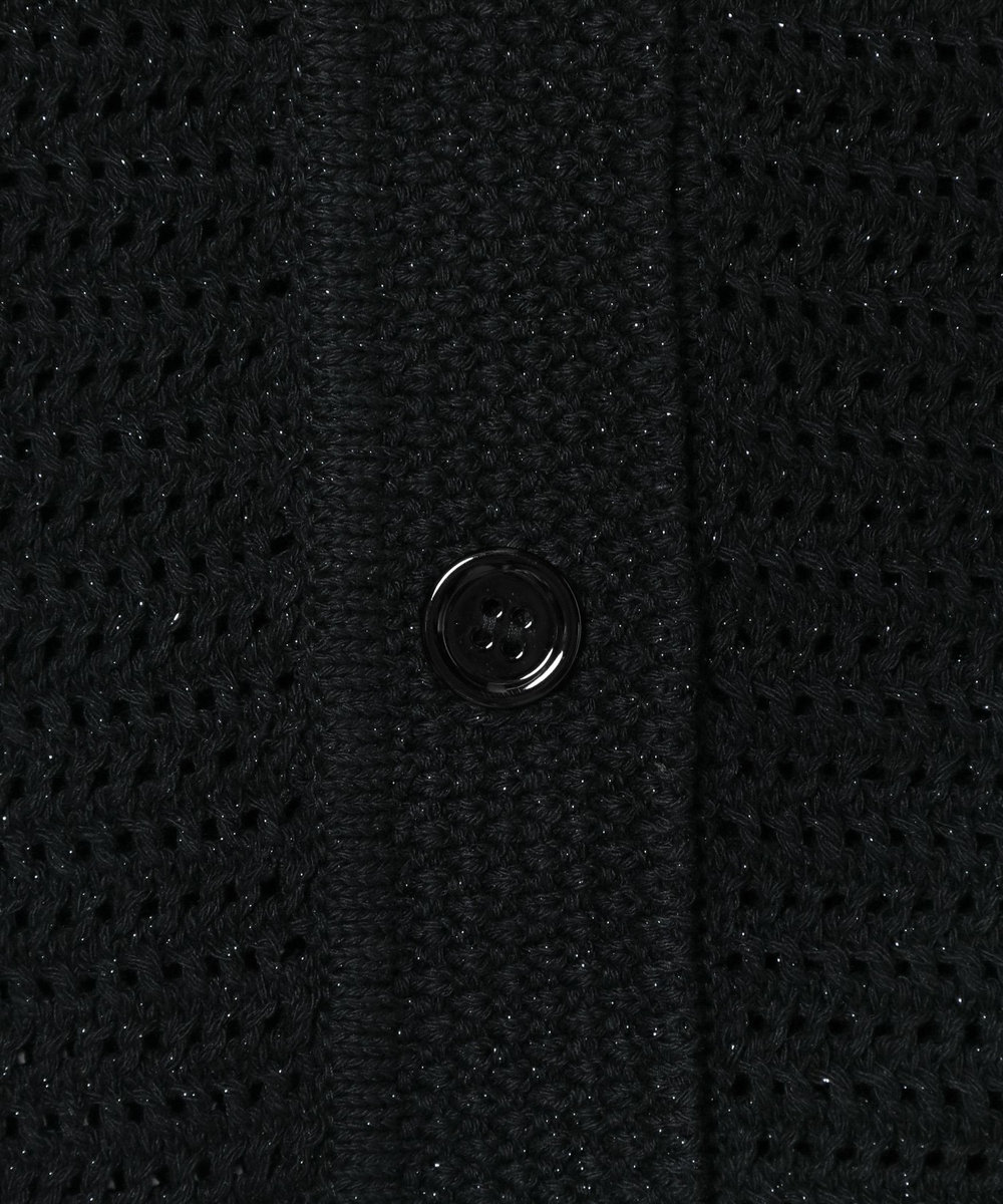 DÉPAREILLÉ MIX POLO CARDIGAN / ミックスポロカーディガン ブラック